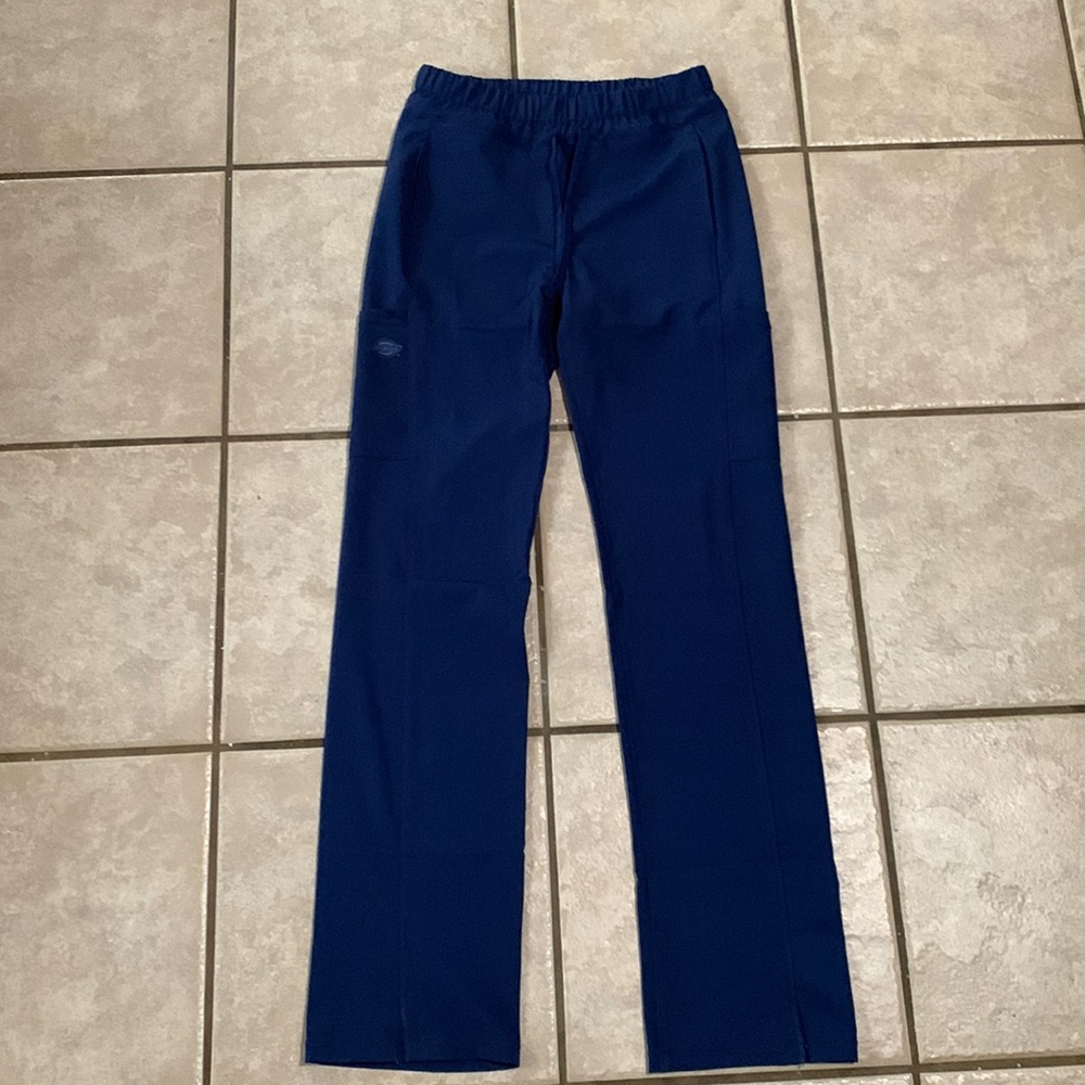 dickeys scrub bottoms xs tall navy blue
